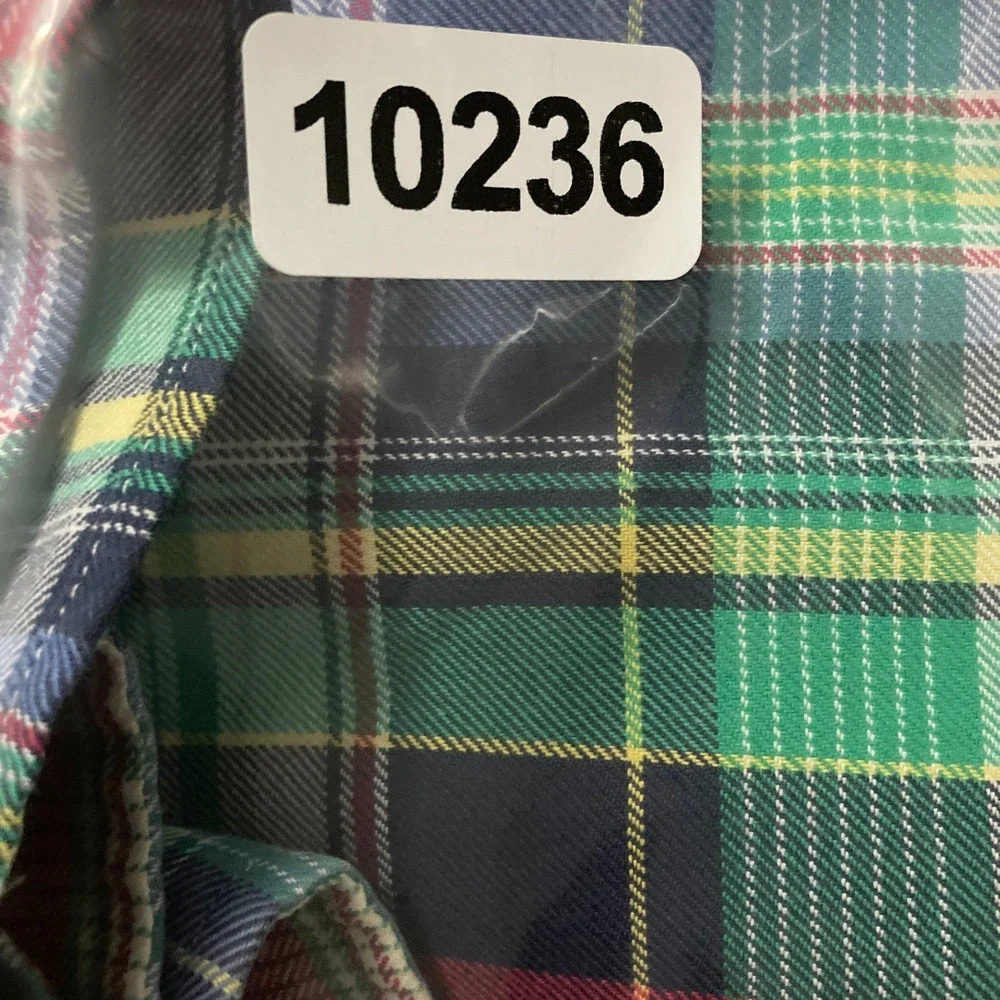 Ralph Lauren Shirt Mens XXL Long Sleeve‎ Button Down Plaid Office Preppy Ivy